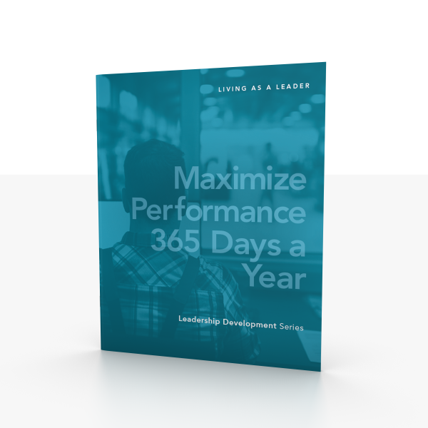 Maximize Performance 365 Days a Year - Participant Guide and Tip Card